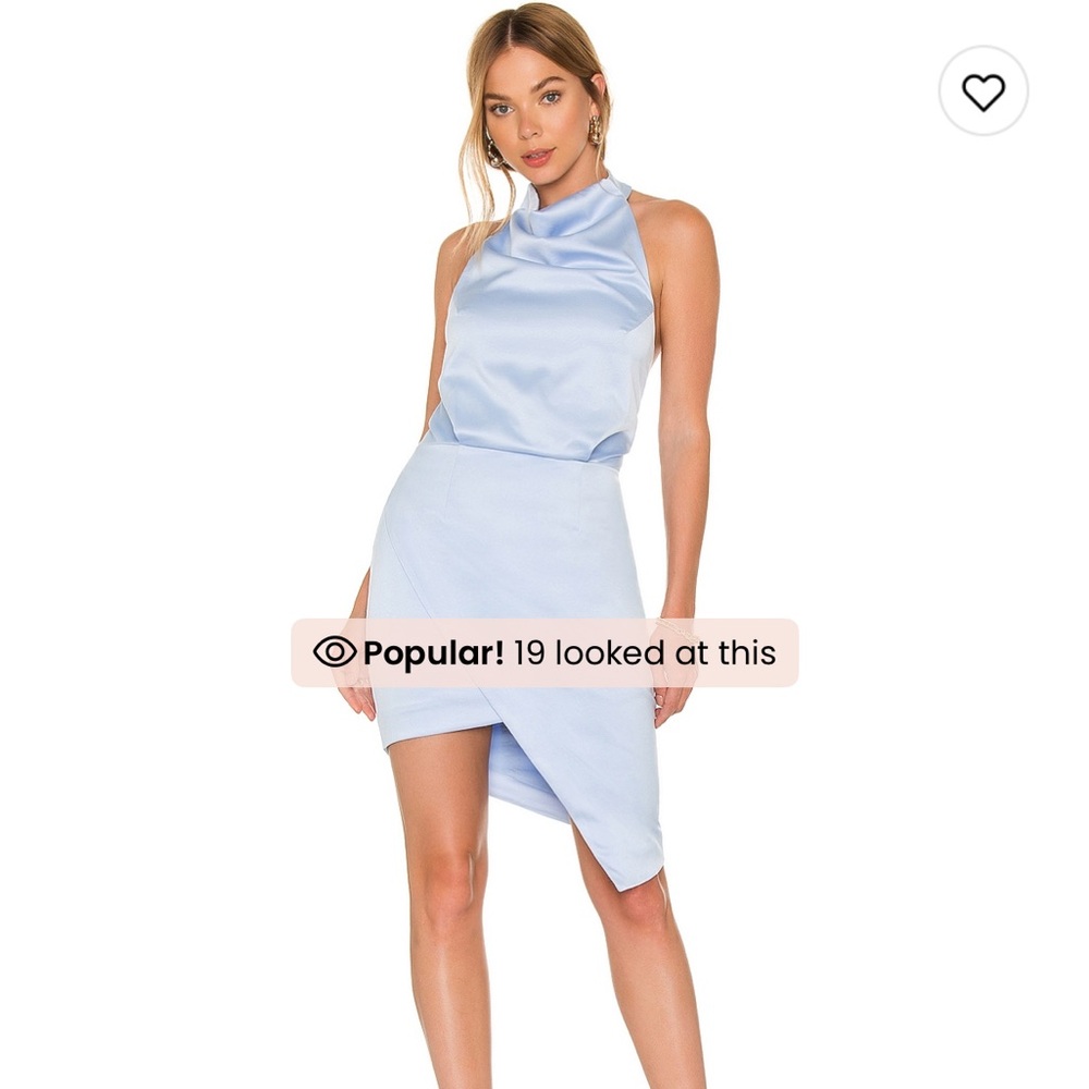 Elliatt Camo dress in light blue